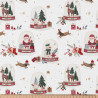 Printed Cotton JOULUA White / Red